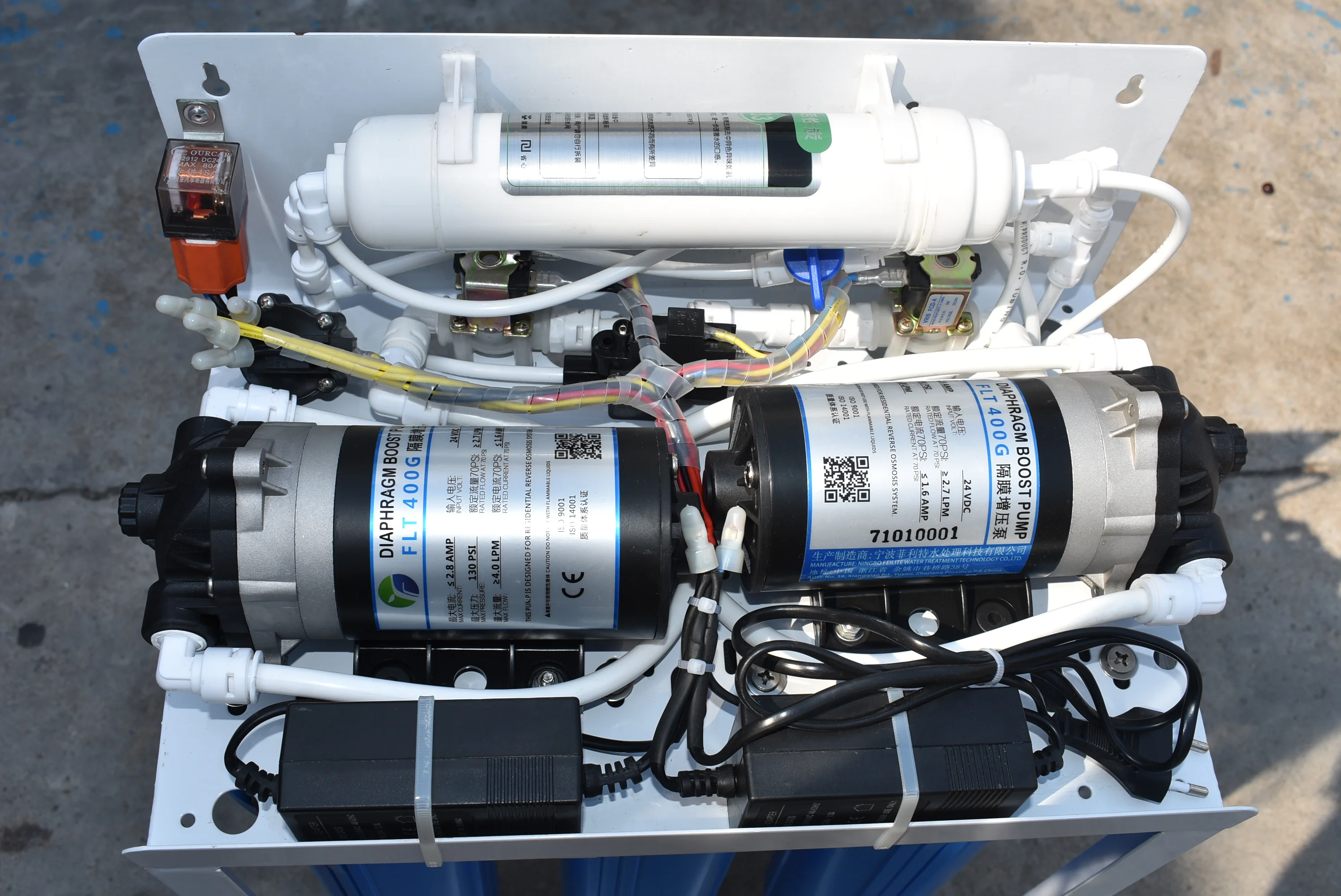 Очиститель воды с обратным осмосом 800Gpd, портативная система обработки питьевой воды с обратным осмосом