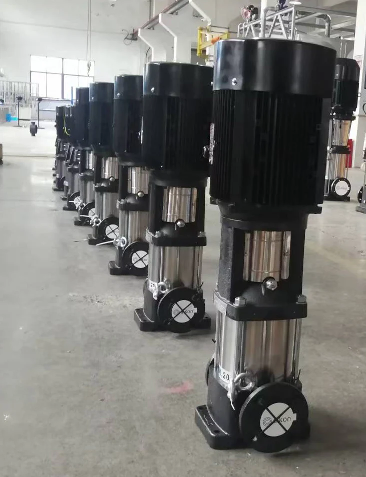Constant Pressure Water Pump Cnc Three Phase Vertical Multistage Pump High Life Vertical Multi Stage Pump