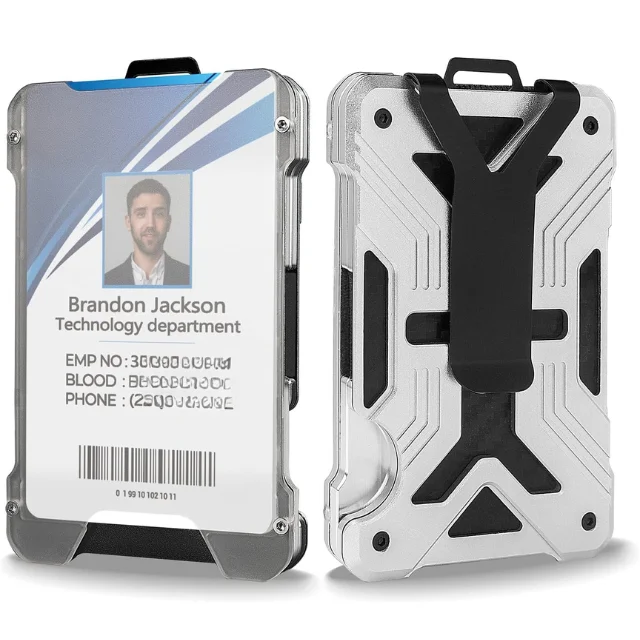 Multi-functional Tech Metal Wallet