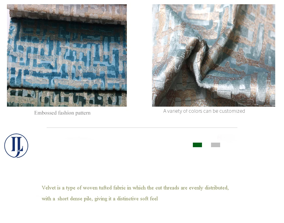 Home Furnishing Textiles Wholesale Sofa Cloth Foil Embossed Polyester