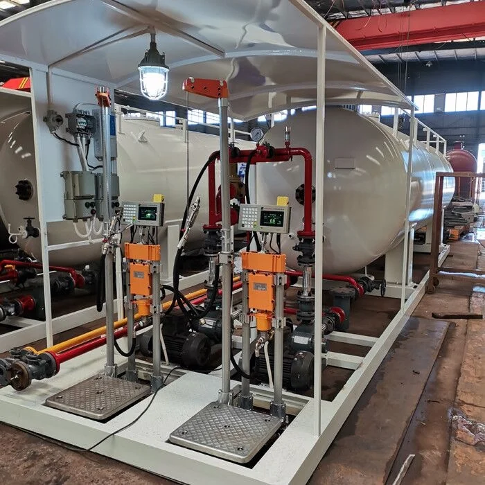 Ex-proof Interlocking LPG Filling Scale Machine Double Filling Heads