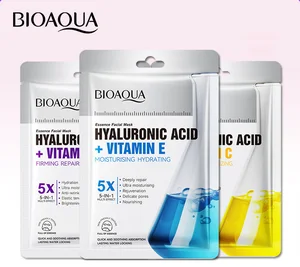 OEM BIOAQUA Private Label Vitamin Nourishing Skin Care Products Hyaluronic Acid Vitamin E Moisturizing Hydrating Facial Mask