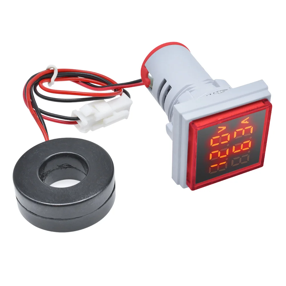 22mm AC50-500V 0-100A Amp & Voltmeter Voltage Ammeter Current Meter