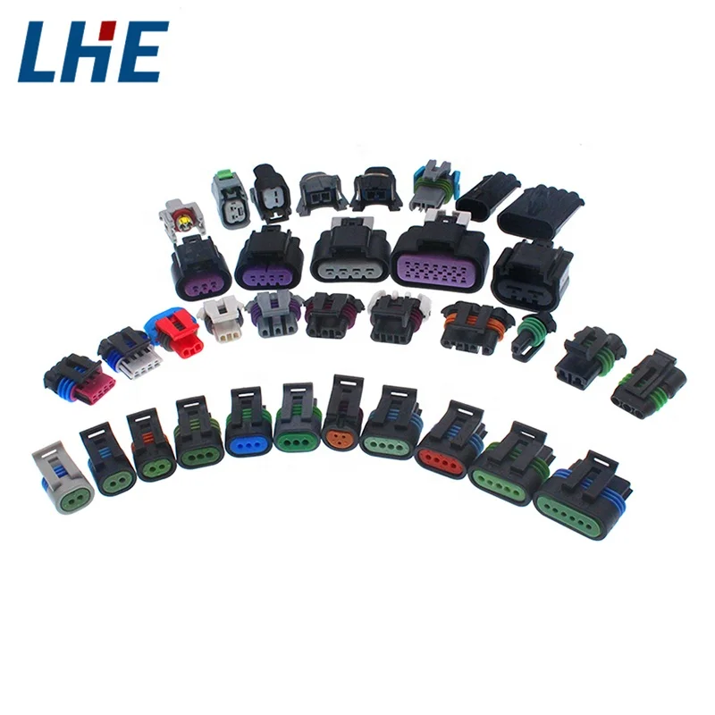 6189-0734 3 Pin Female Socket Pbt-Gf15 Auto Connector Cable Wire Harness Waterproof  Camshaft Position Sensor Induction Plug