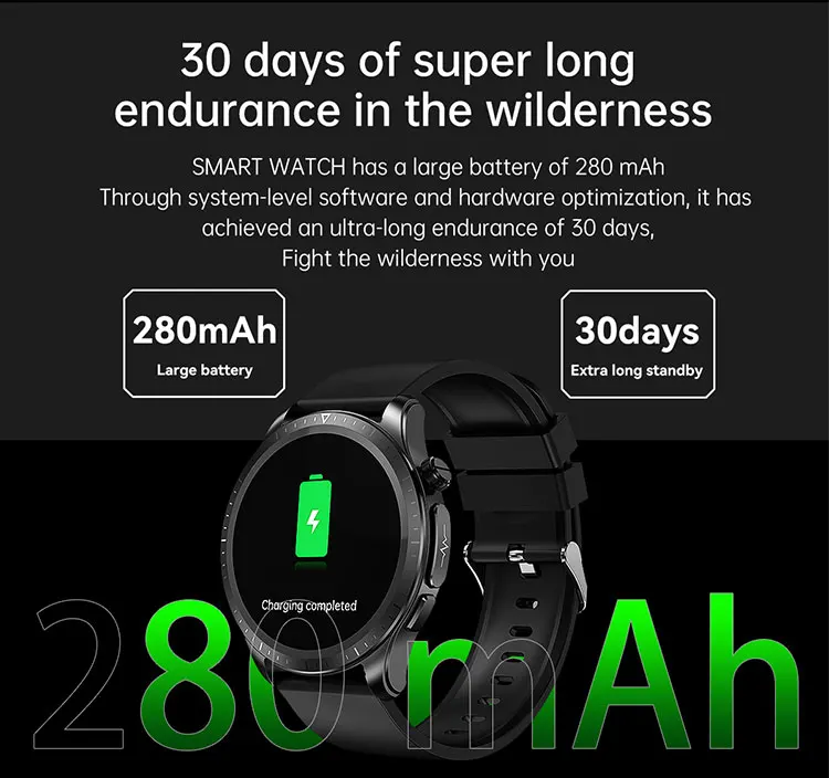 Smart watch diabetic non -invasive blood pressure glucose test ECG meter monitor measuring smart watches diabetes