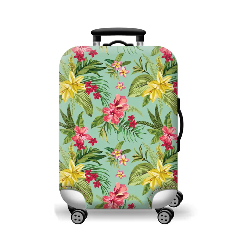 Beautiful Custom Protective Cover High Elastic Waterproof Spandex Luggage Cover