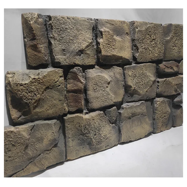 2024 New Style Pu Stone Culture Artificial Stone Interior And Exterior Wall Panels Mushroom Pu/1220*600mm