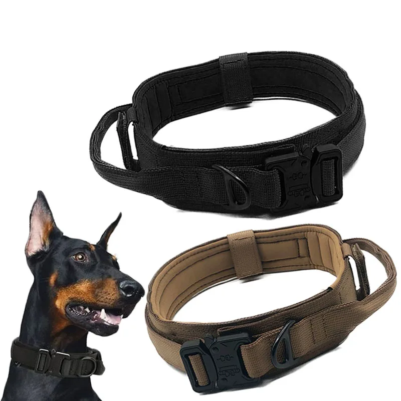 New Design Tactical Collar Dog Belt Tactical Nylon Pet Collar Prevent