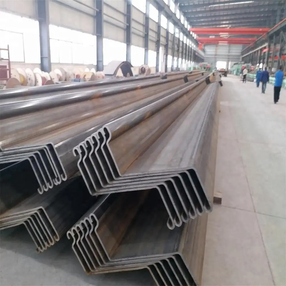 Fsp III, Fsp IV Larsen Steel Sheet Pile Sy295 Sy390 Building Structure  Steel Profiles Type III Type II 9m 12m Steel Sheet Pile