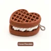 Waffle Clicker-Brown [with Beaded Chain]