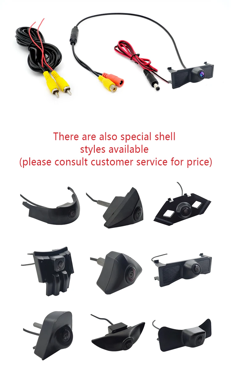 Wemaer OEM Front Car Camera LED Mini 120 170 Degree Recording Forward Vision Cam Camera Car for Land Cruiser details