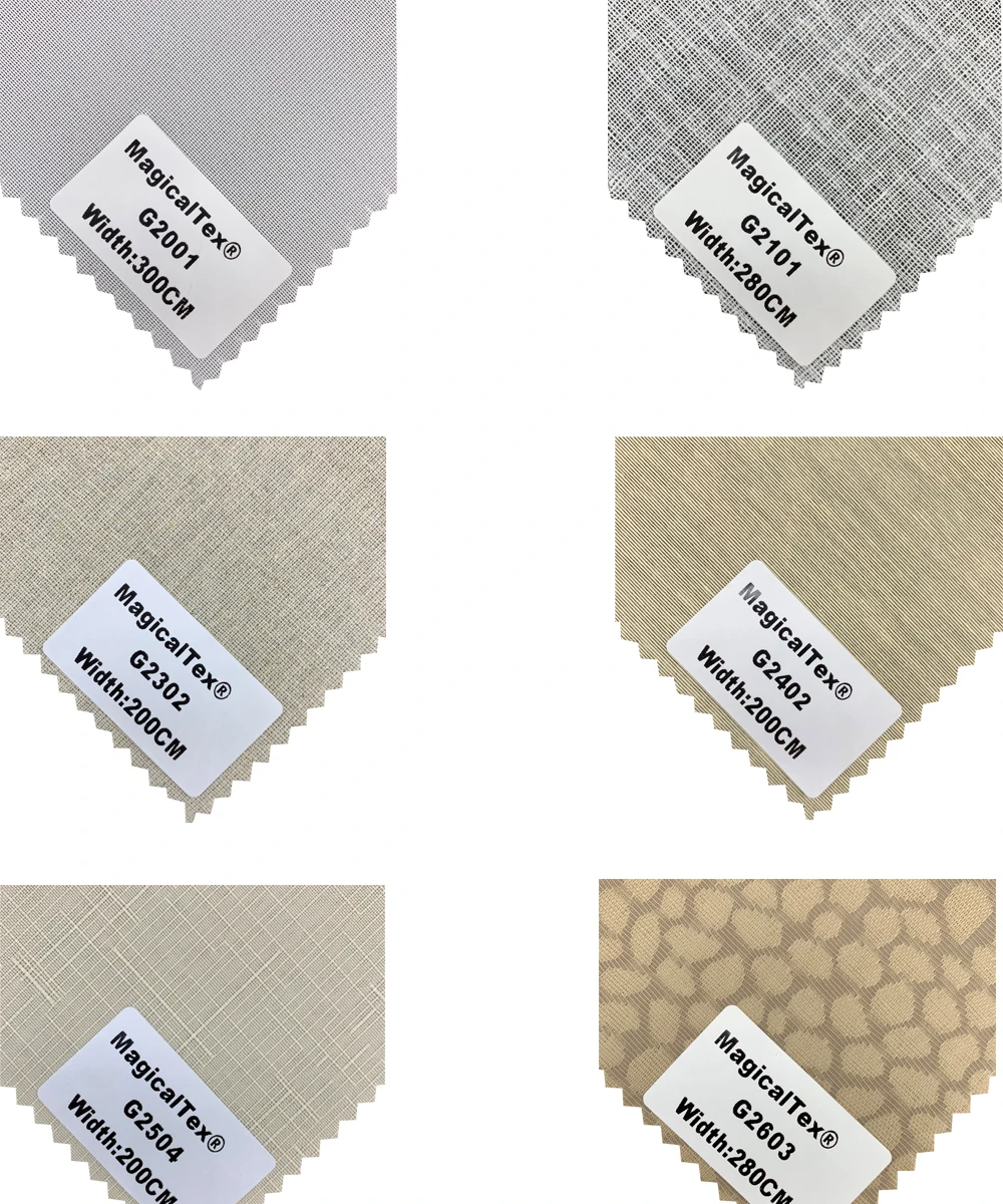 100% Polyester Roller Blinds Fabric with 200cm Width and 50m Length for Complete Blackout