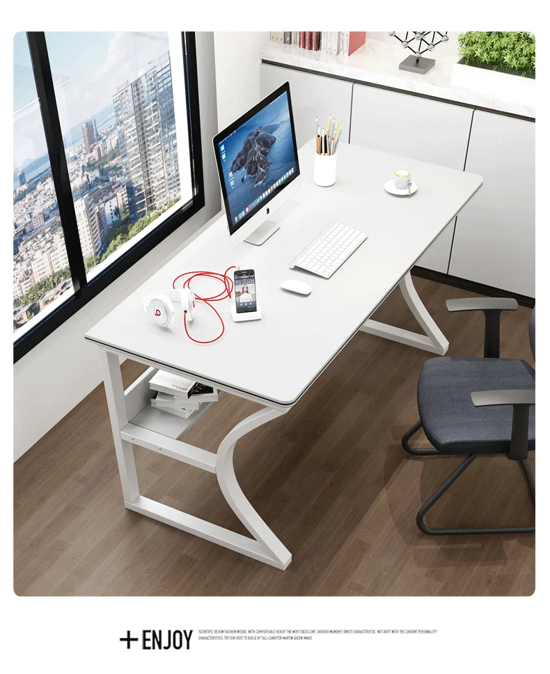 Ergonomic Computer Table - Perfect for E-Sports & Study