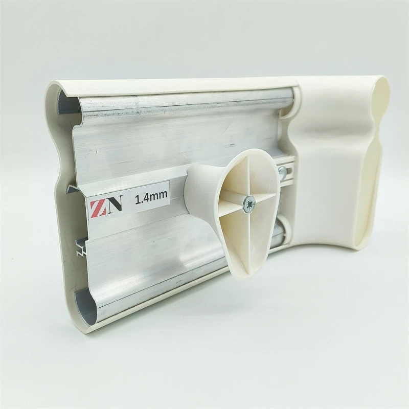 PVC Cover and Aluminium Retainer Hospital Stair Wall Handrail Plastic Hand Rail for Elderly