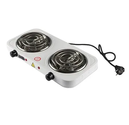 Techwood 1800W Stainless Steel Dual Hot Plate with Stay Cool Handles(B