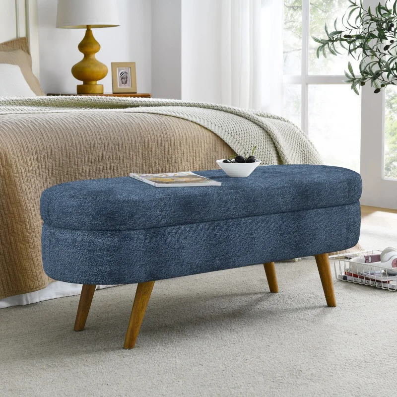 Elvarenae Avielle Oval Storage Bench — product detail