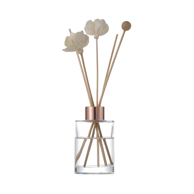 Sylinder Aromaterapi Diffuser Flaske 50ml Reed Diffuser Glass Flaske For Aroma