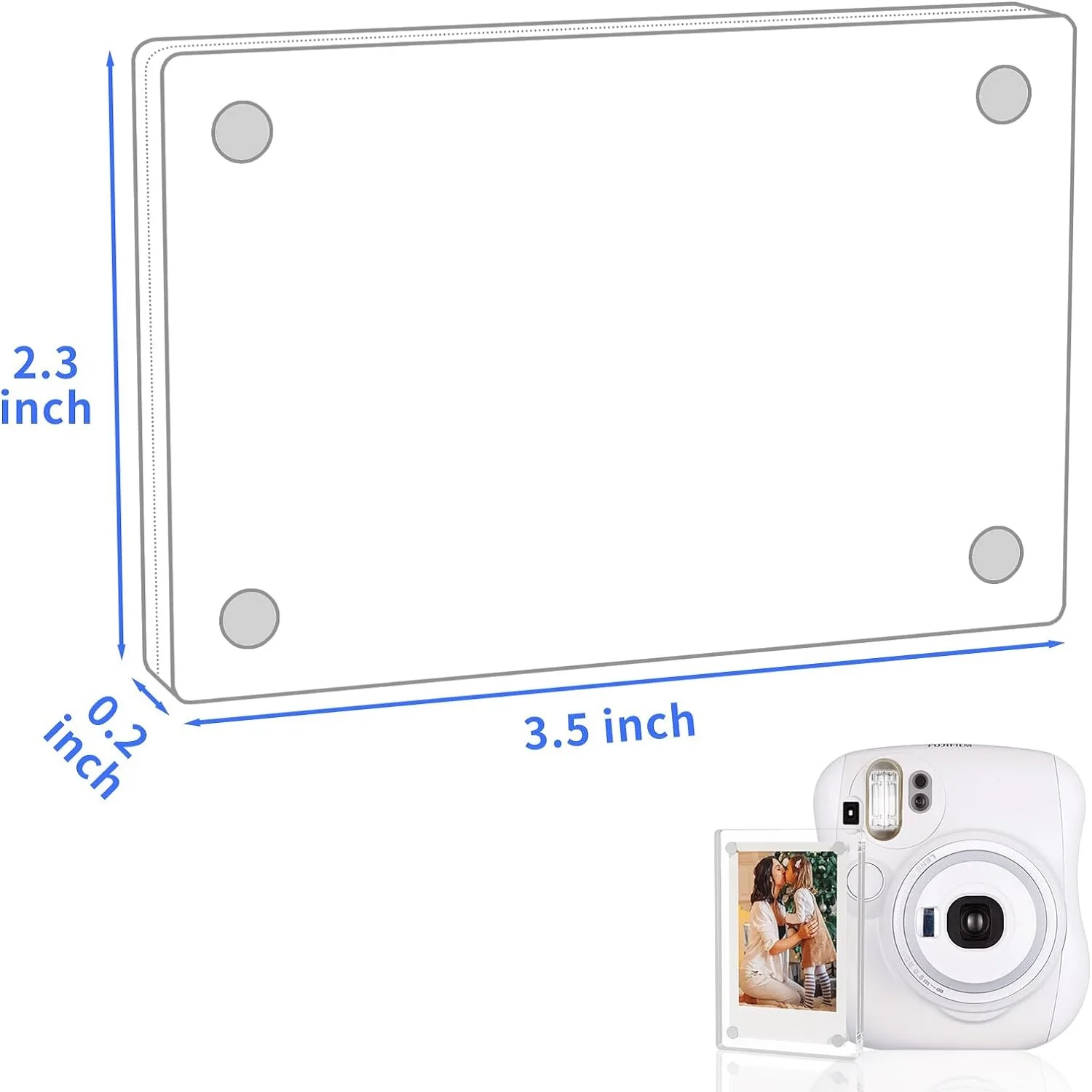 Instax Wide Dimensions Polaroid Photo Frame Instax Mini Polaroid