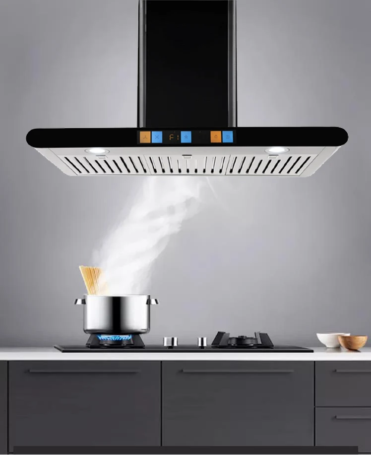 New Collection Slim Tempered Glass Island Range Hood Buy Island Glass