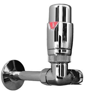 Corner Valve Thermostatic Radiator Towel Rail Valve Trv With Lockshield