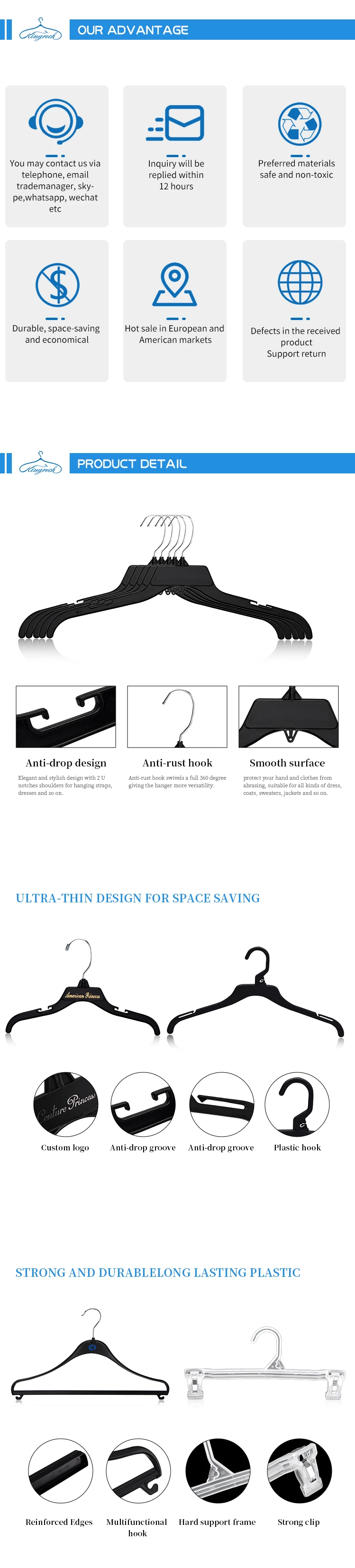 Blank Hanger Size Marker Custom Colors Clothes Sizer Tag Dividers For