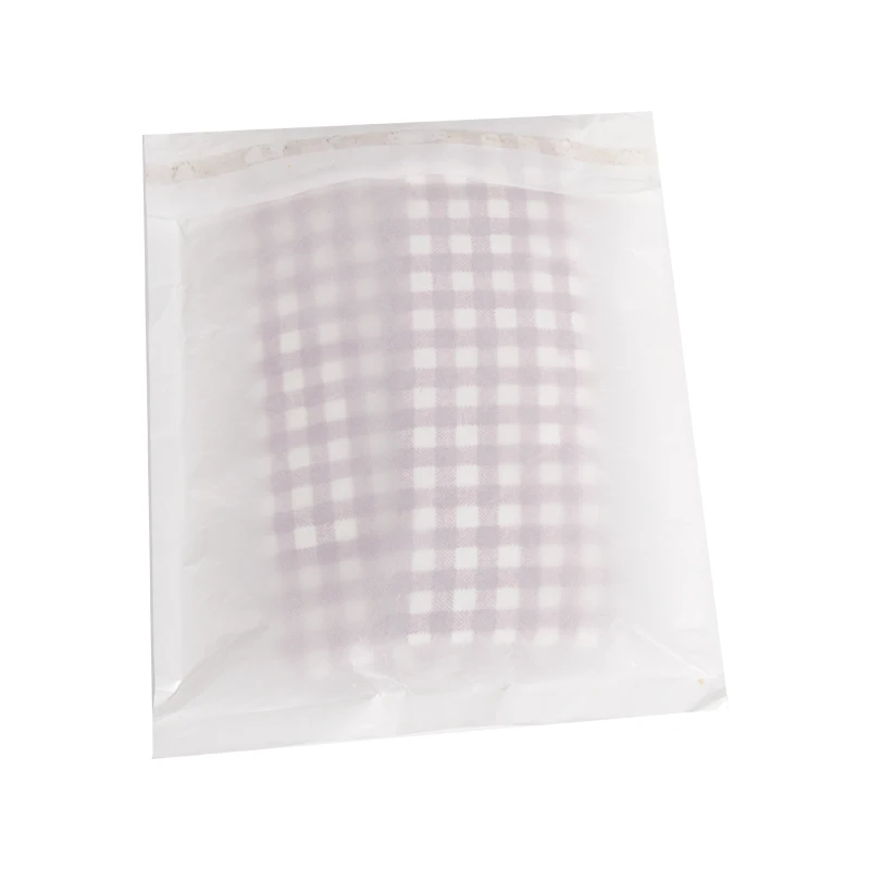 Garment Compostable Packaging Biodegradable Transparent Glassine Paper Bag For Clothing