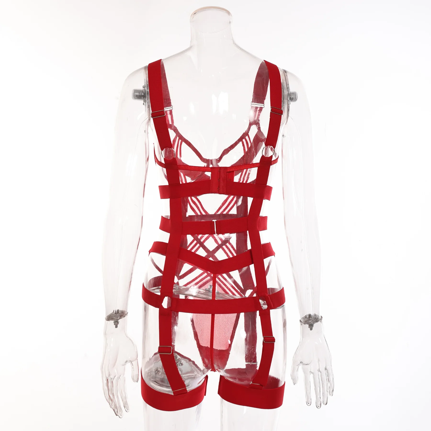 Pole Dance Underwear Women's Sex Porn Allure One Piece Bra Set Sm Sex Happiness Game Underwear