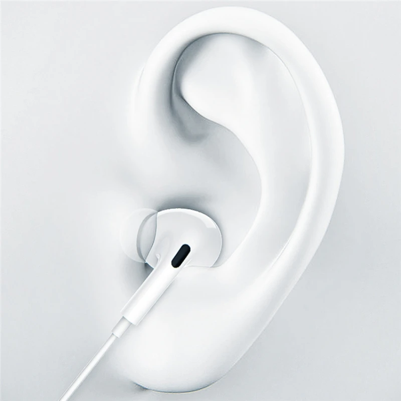HiFi Wired Earbuds with Microphone for IPhone Type-C In-Ear Earphones Noise Isolating Headphones for Clear Calls Music DAC