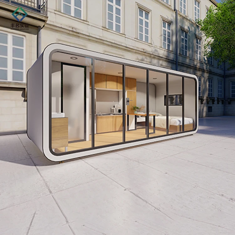 China Factory Modular Underground Container Prefabricated  Container House Tiny Home Fiberglass House Prefab Houses for Sale
