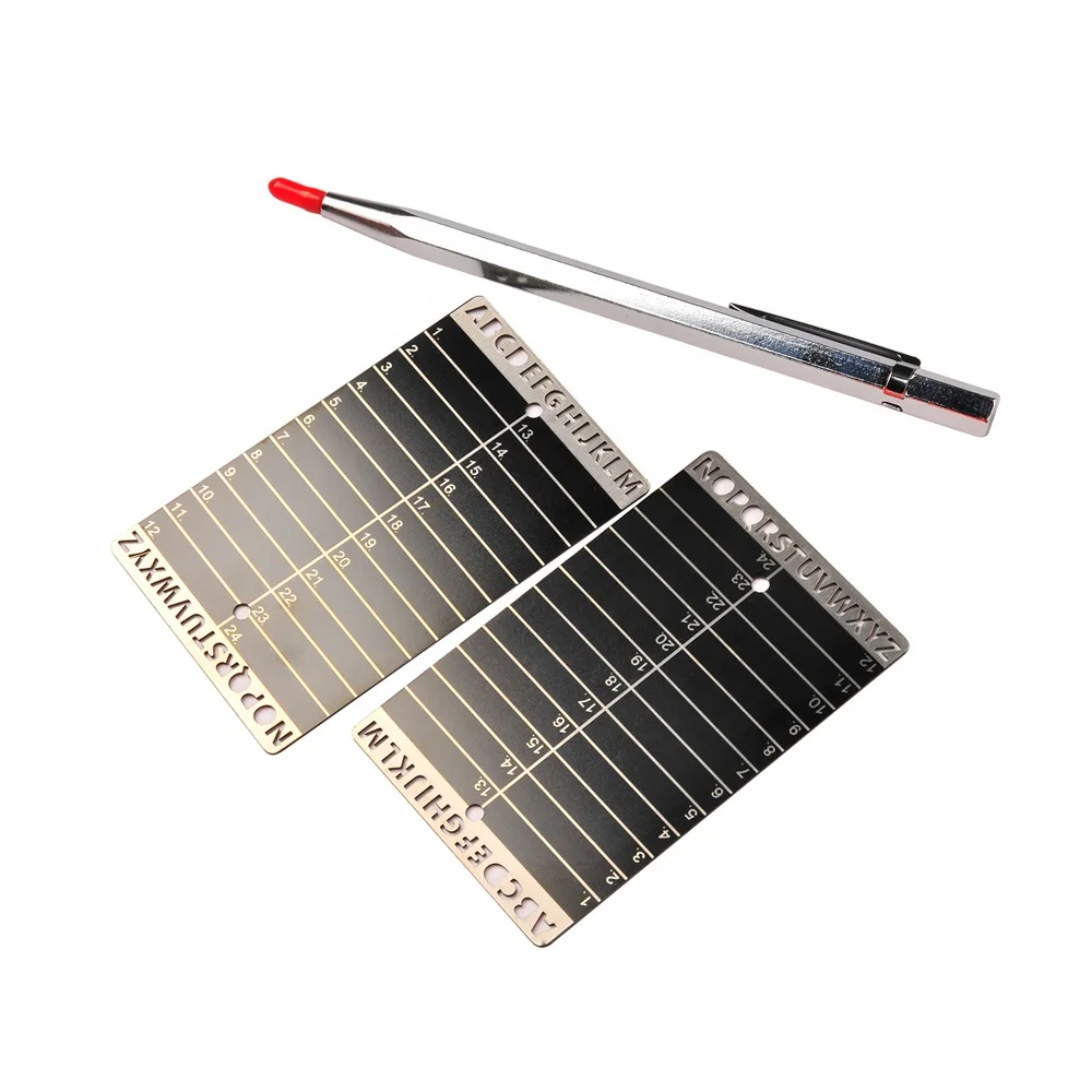 Travel Wallet Crypto Seed Bank - Steel Plates For Crypto - Easy Seed Phrase  Storage