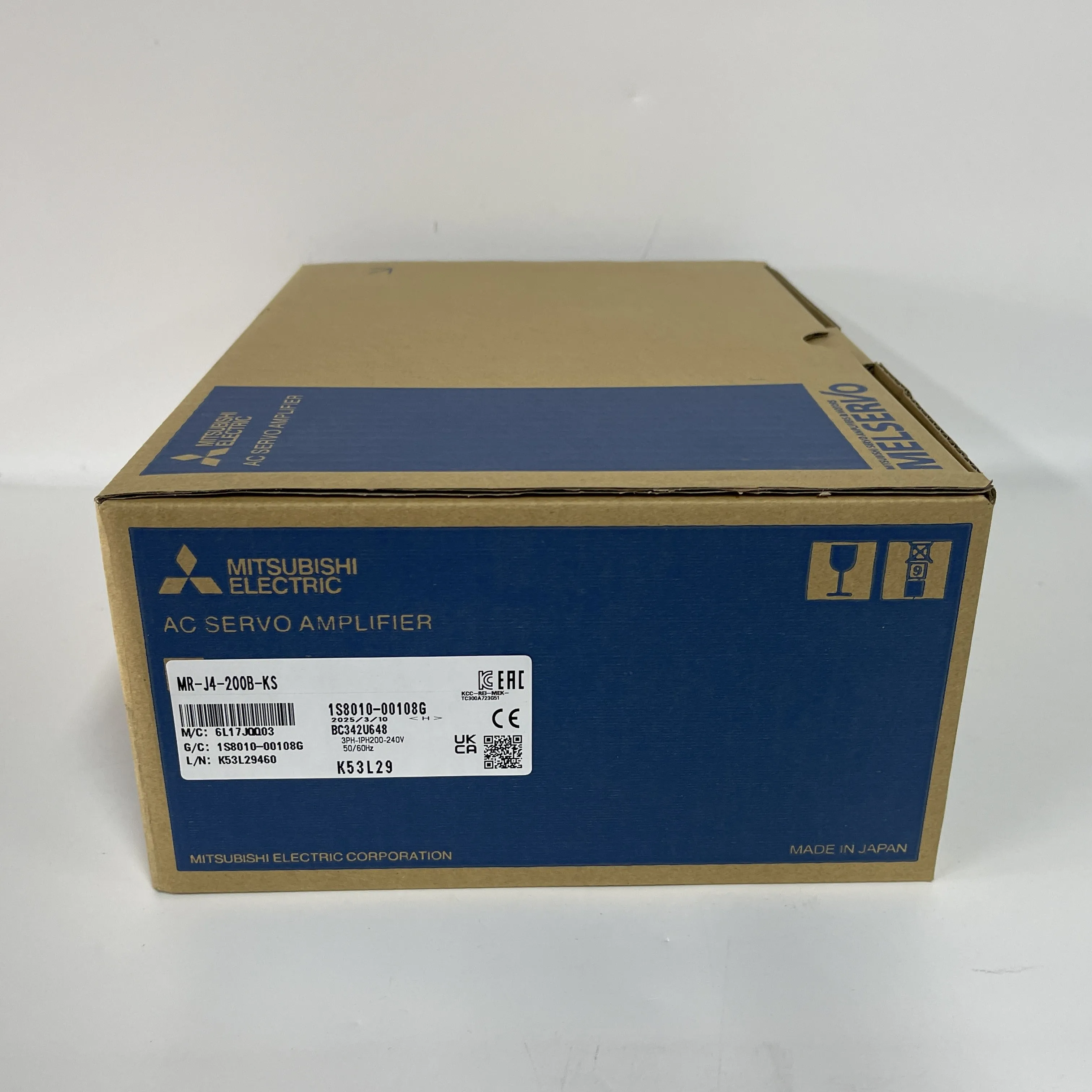 MITSUBISHI AC Servo Amplifier MR-J4 Series MR-J4-200B-KS