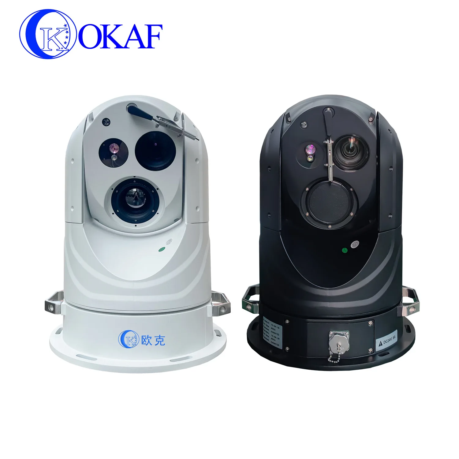 1km Night Vision Gyro Stabilization Thermal Image PTZ Camera