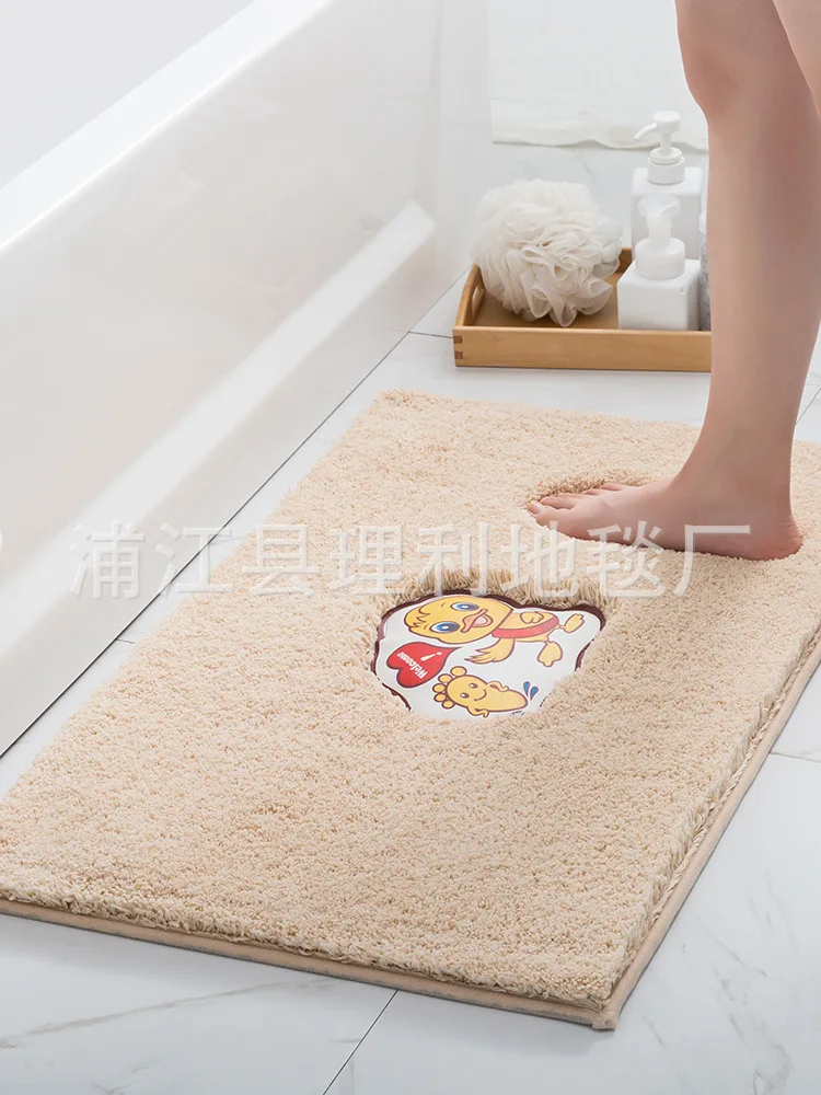 Thickened Cartoon Floor Mat Anti-skid Water Absorption Bathroom Mat Kitchen Living Room Floor Mat details