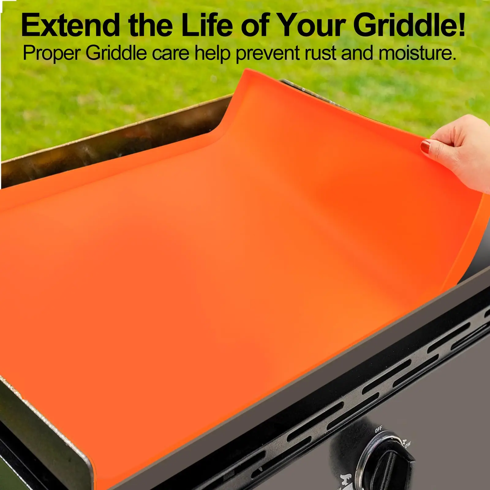 17/22 /28/36 Inch Silicone Bbq Grill Mat Griddle Mat Silicone