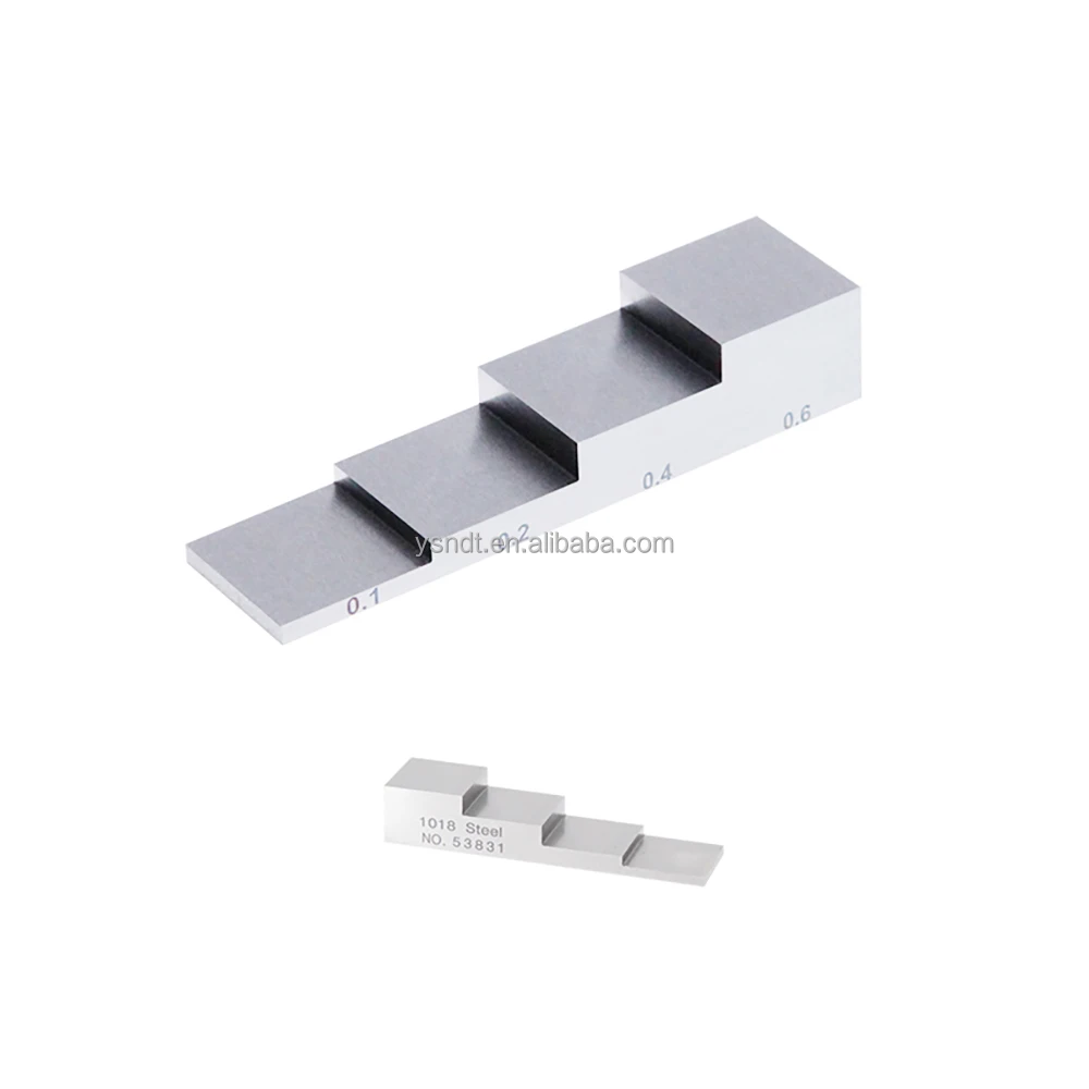 Ut Step Block YUSHI NDT UT Accessories Step Wedge Ultrasonic Thickness Calibration ...