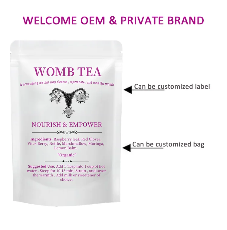 Custom Flower Tea Rose Detox Womb Tea For Fertility Woman`s Beauty ...