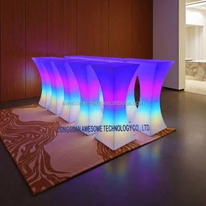 Wholesale Light Portable Indoor Coffee Table 16 Color Changing for Living Room
