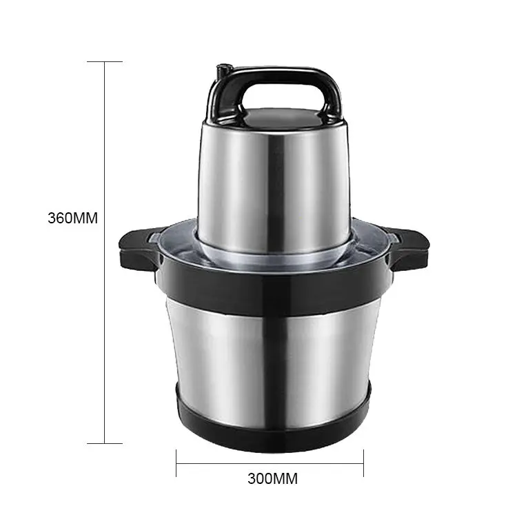 OEM Коммерческая Бытовая мощная Мясорубка большой емкости на 10 л 1000 Вт измельчитель яма кухонный