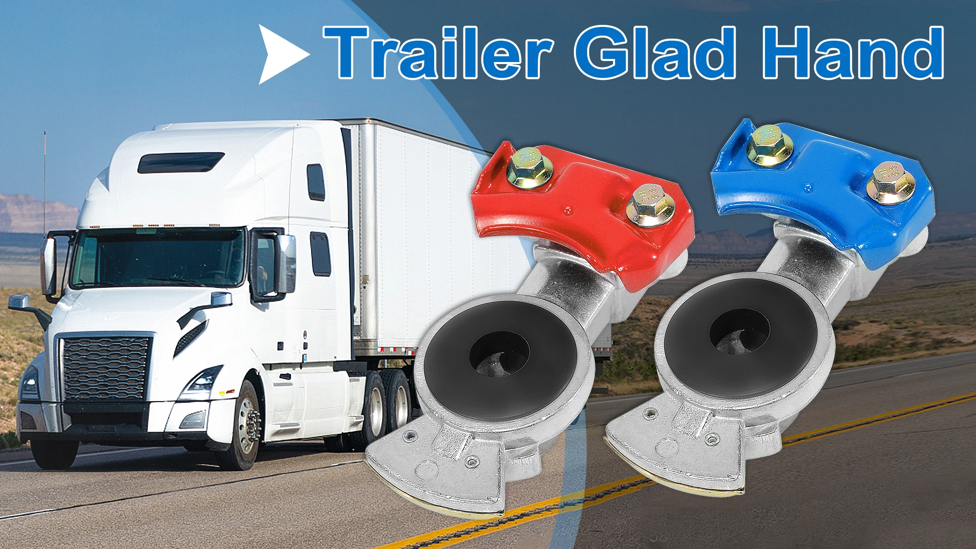 Glad Hands Set Emergency Universal Glad Hand Seals for Trucks