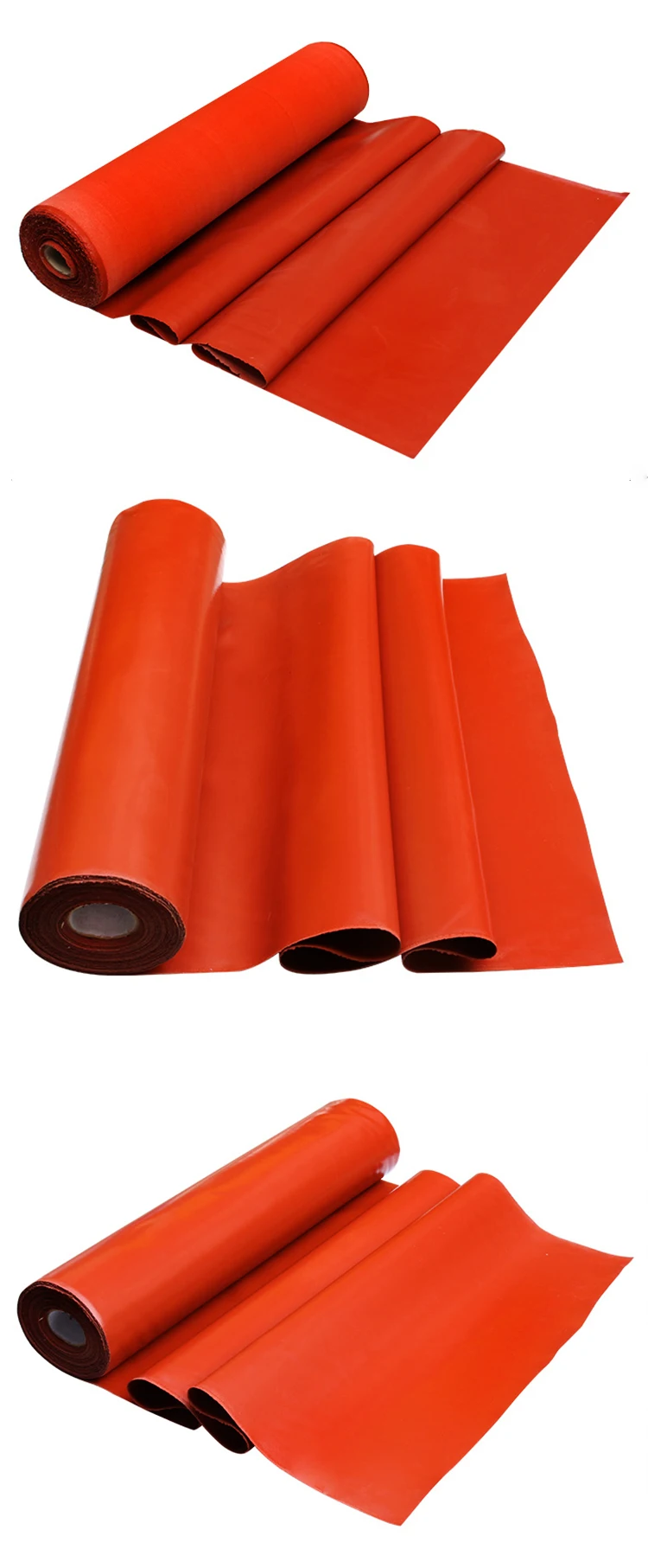 Heat resistance silicone coated fiberglass fabric