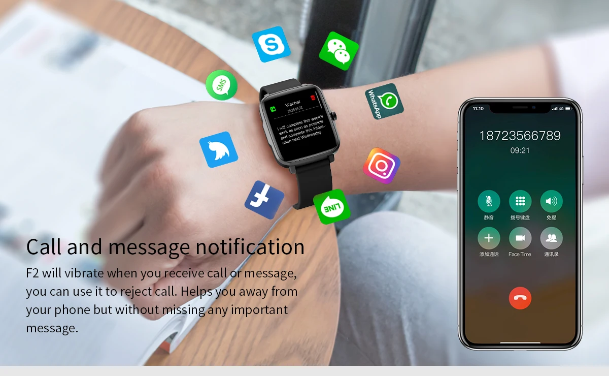 Smart Watches Rtl8762c Chipset Build in Thermometer Body Temperature and Find My Phone Periods Tracker Ladies Smart Watch
