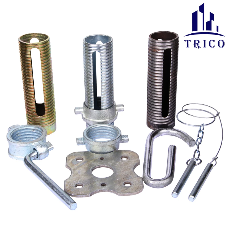 Factory Supply Adjustable Metal Steel Prop Sleeve with Prop Nut for Shoring Prop Jack