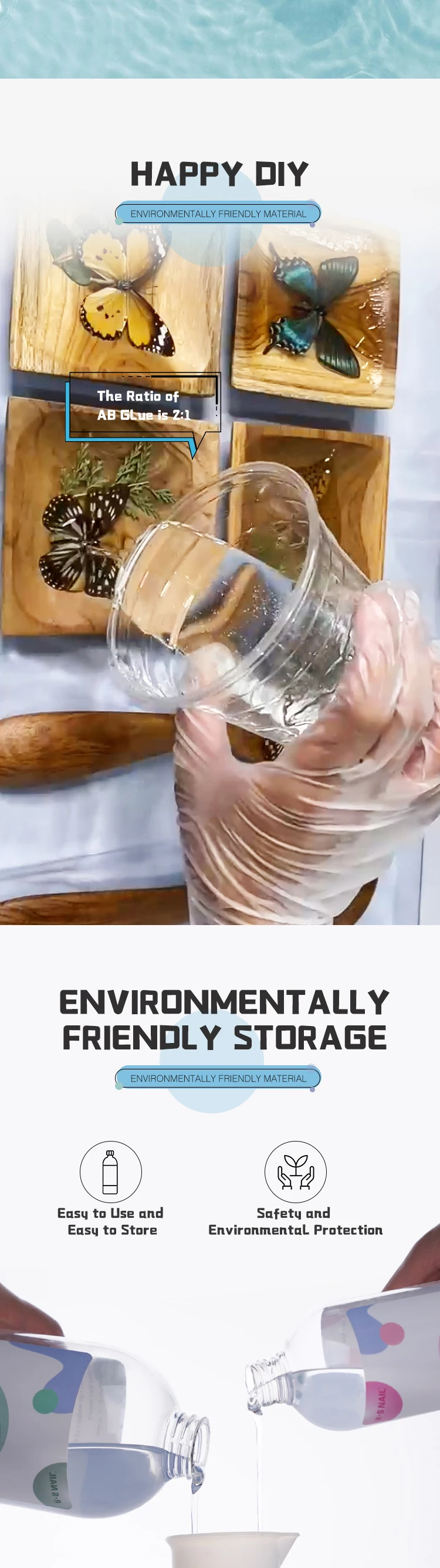 Oem Factory Crystal Clear Epoxy Resin Clear Epoxy Resin For Floors