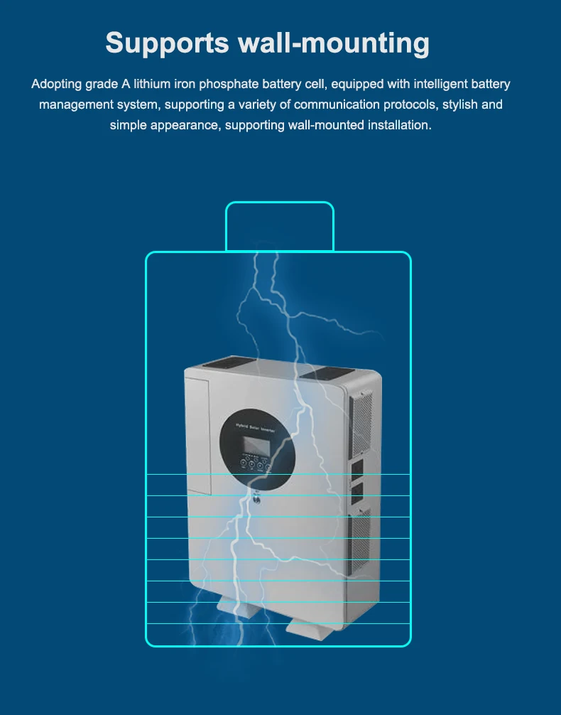 All in One Inverter and Lithium Battery Solar Storage 5kw Inverter 48v ...