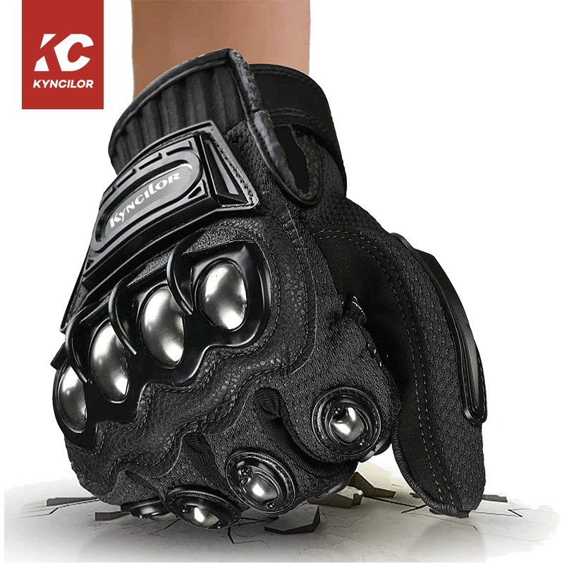 Kyncilor Custom Motorcycle Gloves Breathable with TPR Palm Pad Hard Knuckles Other Motorcycle Accessories