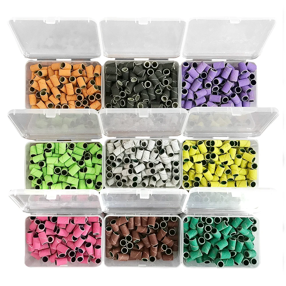 Инструменты для маникюра E-file 80 120 180 240 розовые и белые шлифовальные ленты ногтей