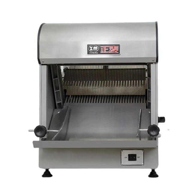 High Efficiency Commercial Bread Making Manual Toast Slicer Electric Bread  Slicer - China Bread Slicer, Burger Machine