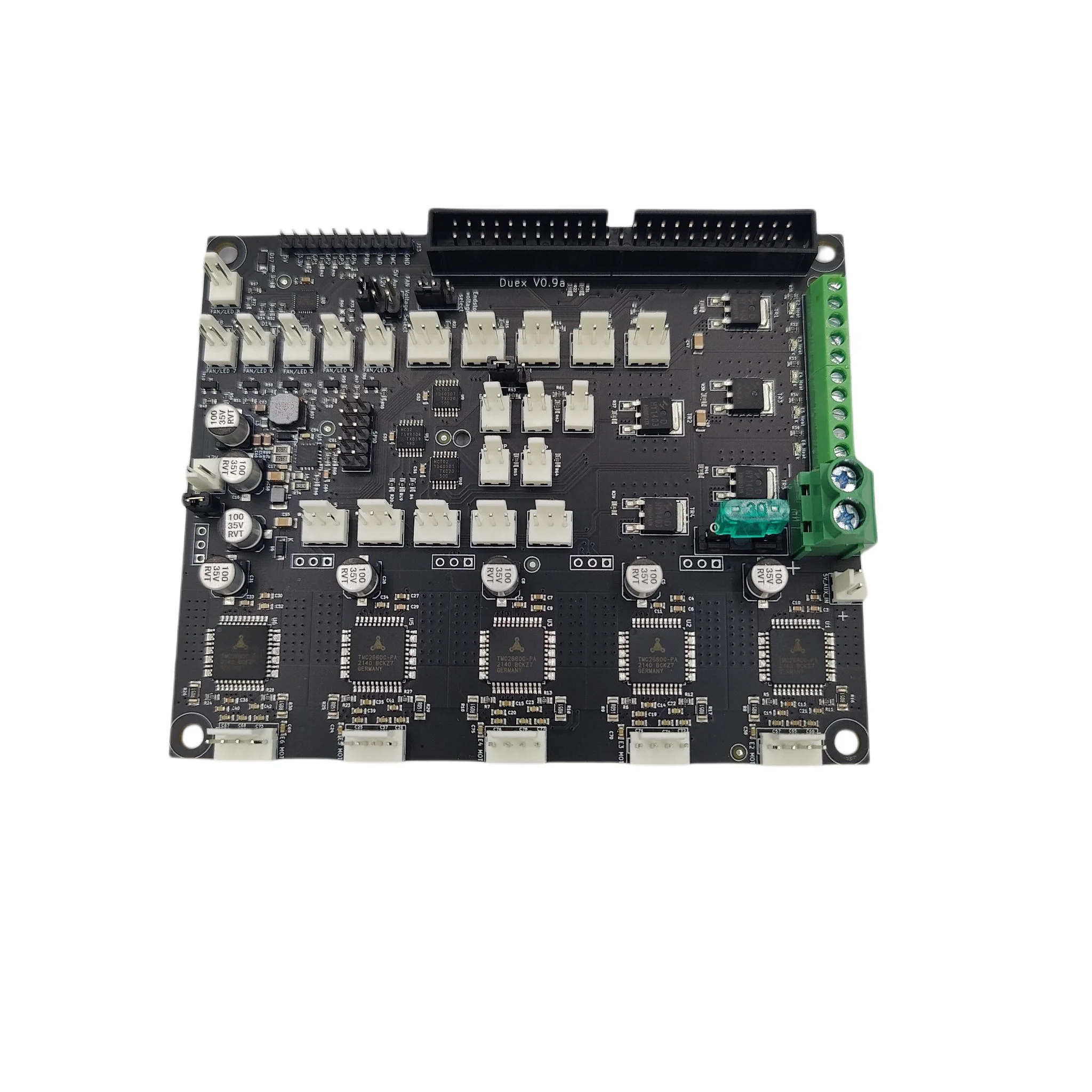 Контроллер платы расширения Duex5 клонированный с шаговым двигателем TMC2660, подходит для термопары PT100 VS Duet 2 Wifi, детали для 3D-принтера