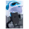 Rear view mirror with helmet-white