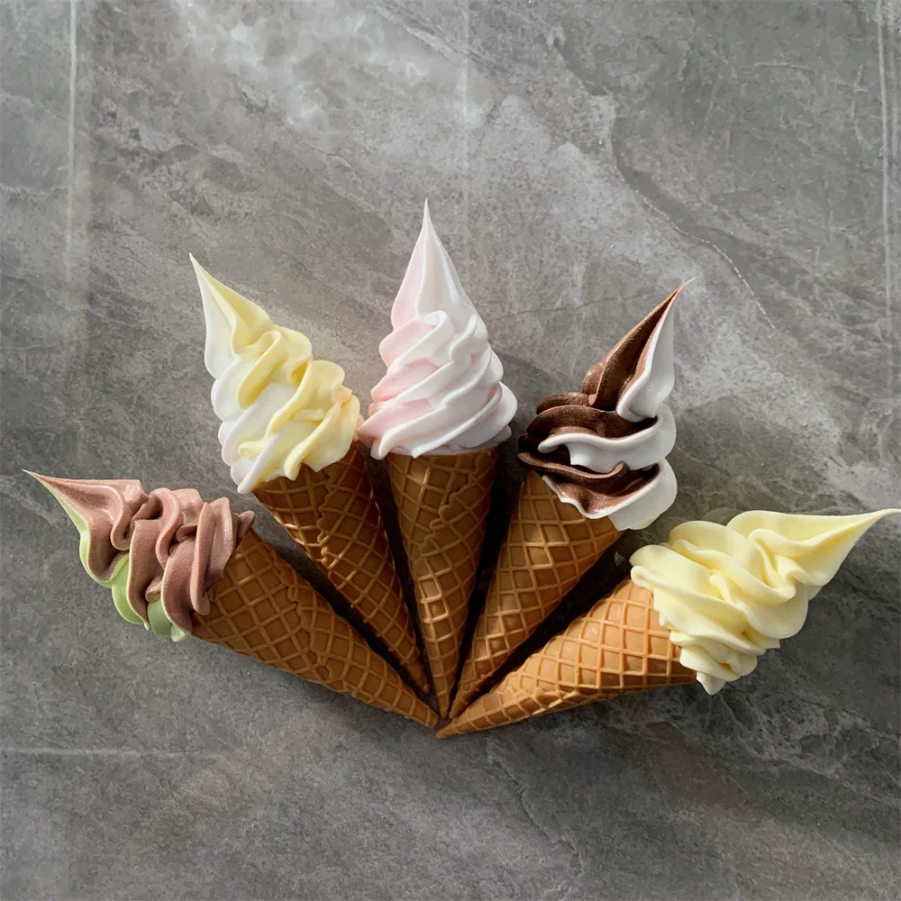 Support de cornet de crème glacée – Distributeur de cônes de gaufre transparent en acrylique | Présentoir